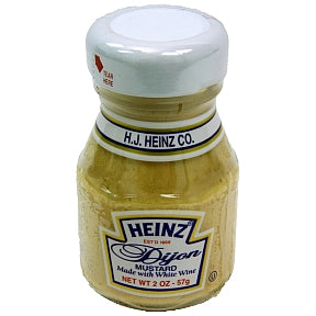 Heinz Dijon Mustard (Bottle) F01-0200103-3100 - 2 oz glass bottle dijon mustard. A convenient travel size for on the go.