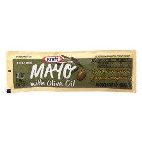 Kraft® Mayo with Olive Oil Reduced Fat Mayonnaise Packet F01-0400311-1100