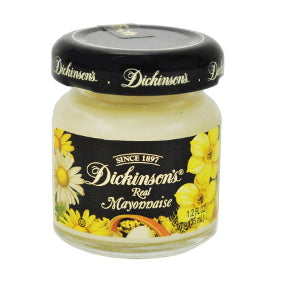 Dickinson's® Real Mayonnaise F01-0438500-3100-1.2 fl oz. glass jar.