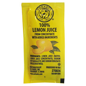 Monarch® Lemon Juice Packet F01-0687100-1100