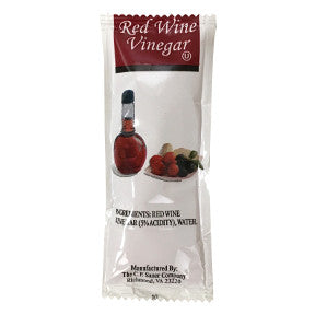 CF Sauer Red Wine Vinegar Packet F01-0878602-1100 - 9 g individual packet