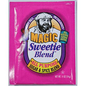 Chef Paul Prudhommes Magic All Purpose Sweetie Blend - Sugar & Spice Blend F01-0941233-1100 - 1/2 oz packet. No MSG, No Preservatives. Gluten free.