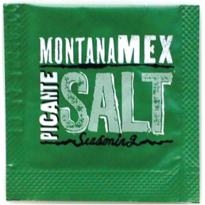 Montana Mex Picante Salt Packet F01-0988203-1100 - 0.75 gram single use packet.