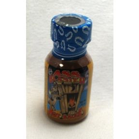 Ass Kickin' Ass Blaster Hot Sauce F03-0340114-3100 - 0.75 oz hot sauce in plastic bottle. A convenient travel size for on the go.
