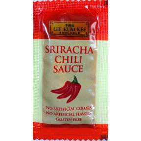 Lee Kum Kee Sriracha Chili Sauce F03-3441801-1100 - Sriracha chili sauce in individual size packet. A convenient travel size for on the go.