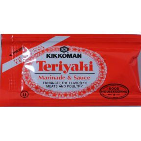 Kikkoman Teriyaki Marinade & Sauce F03-4117600-0000 1/4 fl oz teriyaki marinade and sauce in individual size packet