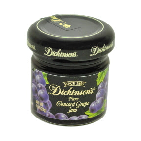 Dickinson's® Pure Concord Grape Jam Jar F04-0038500-3100-1 oz. glass jar