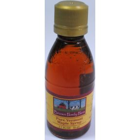 Brown Family Farm Pure Vermont Grade A Dark F05-0031601-3200 - 1.7 fl oz Pure Maple Syrup.