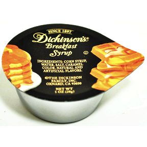 Dickinson's® Breakfast Syrup Cup F05-0038501-2100-1 oz. cup.