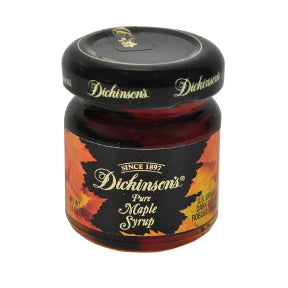 Dickinson's® Pure Maple Syrup F05-0038502-3100-1.6 oz. glass jar.