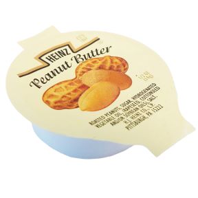 Heinz® Peanut Butter Cup, F06-0100100-2100. 0.5 oz peanut butter individual size cup. A convenient travel size for on the go.