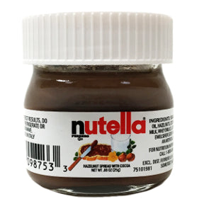 Nutella® Mini Glass Jar F06-0342901-3200-0.88 oz. jar.