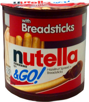 Nutella & Go! F06-0342902-8100-1.8 oz Nutella® & Go in individually sealed plastic container.