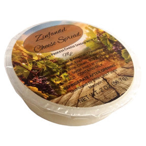 Cheese Spread with Wine - White Zinfandel Havarti F06-1067501-2400 - 2 oz white zinfandel havarti cheese spread in individual wide-mouth plastic cup. A convenient travel size for on the go.