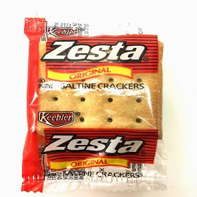 Keebler® Zesta® Original Saltine Crackers F09-0165600-8200 - individually sealed 2 count package.