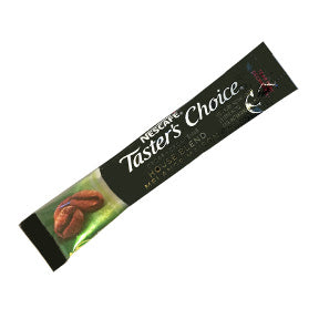 Tasters Choice Freeze Dried Decaffeinated Coffee (green packet) F20-1217703-1300 - 0.059 oz travel size decaffeinated 100% freeze dried coffee in individually sealed packet. Just add 6 fl oz of hot water. A convenient travel size for on the go.