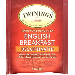 Twinings of London English Breakfast Decaffeinated Tea F20-1626901-0010