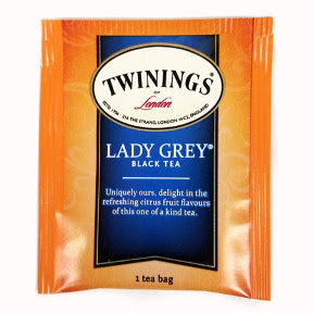 Twinings of London Lady Grey Tea F20-1626903-0000 - Single tea bag in sealed packet.
