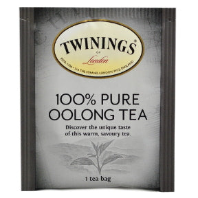 Twinings® of London 100% Pure Oolong Tea F20-1626913-0000-Single tea bag in sealed packet.