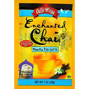 Caffe D'Vita® Enchanted Chai® Tea Latte - Vanilla F20-1634901-8200-1 oz. packet vanilla tea latte.