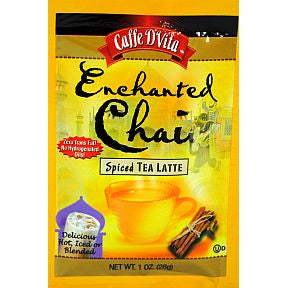 Caffe Dvita® Enchanted Chai Tea Latte - Spiced F20-1634902-8200-1 oz. packet spiced tea latte.