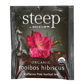 Steep by Bigelow® Organic Rooibos Hibiscus Herbal Tea, F20-1823853-0000