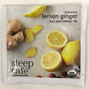 Steep Café by Bigelow® Organic Lemon Ginger Herbal Tea F20-1823864-0000