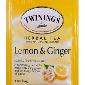 Twinings of London Lemon & Ginger Herbal Tea F20-1826901-0000
