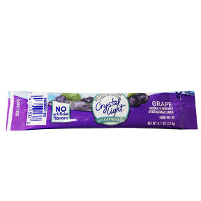 Crystal Light® With Caffeine Grape F20-2209006-0100 - 0.11 oz. packet.