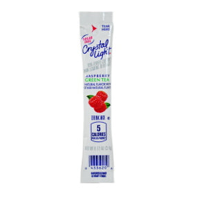 Crystal Light® Raspberry Green Tea F20-2209953-0100-0.12 oz. packet. Sugar Free.
