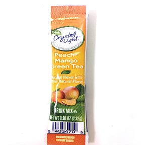 Crystal Light® Peach-Mango Green Tea F20-2209954-0100 - 0.08 oz. packet.