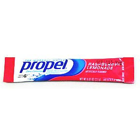 propel® zero - Raspberry Lemonade F20-2354218-0100-.07 oz. packet add to 16.9 oz water.