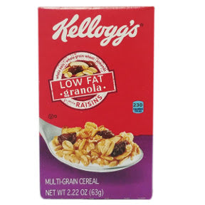 Kellogg's® Low Fat Granola with Raisins Cereal(box) F25-2509124-4100