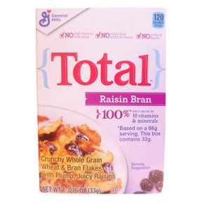 General Mills® Raisin Bran Total Cereal (box) F25-2509204-4100