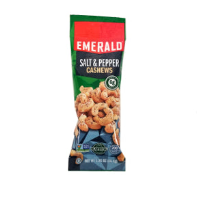 Emerald® Salt & Pepper Cashews F30-3265901-8200-1.25 oz. bag