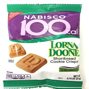 Nabisco® Lorna Doone® Shortbread Cookie 100 Calorie Packs F32-3909609-8100 0.74 oz. bag.