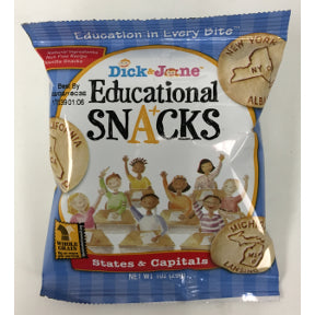 Dick & Jane Educational Snacks States & Capitals, F32-3935604-8100