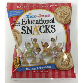 Dick & Jane Educational Snacks Presidents, F32-3935605-8100