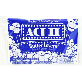 Act II® Butter Lovers® Popcorn - F40-4129503-8300 - 2.75 oz. package of unpopped popcorn.