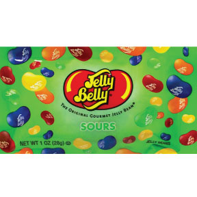 Jelly Belly® Sours 1 oz. F51-4546029-1200 - 1 oz. packet of assorted sour jelly beans.