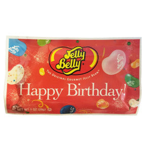 Jelly Belly® Happy Birthday 1 oz F51-4546037-1200-1 oz. Happy Birthday! packet of jelly beans.