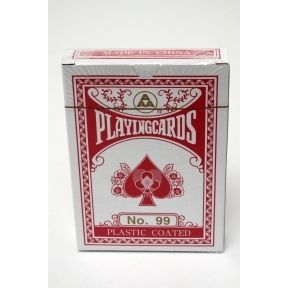 AAA Playing Cards G01-0568502-8200 - 1 pack of plastic coated playing cards.