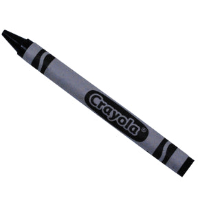 Crayola® Single Crayon- Black G05-0551401-8100/One black Crayola crayon.