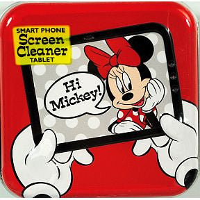 Cotton Buds- Disney Screen Cleaner Tin J01-0355501-9100-Microfiber screen cleaning cloth in collectible Disney Character tin.