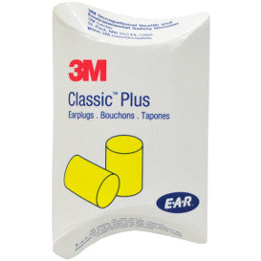 E-A-R® Classic® Plus Ear Plugs J01-0431901-8100 - 2 soft earplugs in travel size cardboard holder.