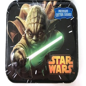 Star Wars™ Episode VII Cotton Swab Tins 30 Count - J01-0509904-9100 - Travel size reclosable tin of 30 cotton swabs. Various designs