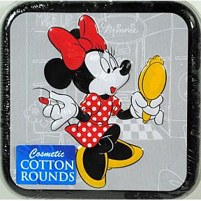 Cotton Buds Disney Cotton Rounds Tin J01-0555501-9100-5 cosmetic cotton rounds.