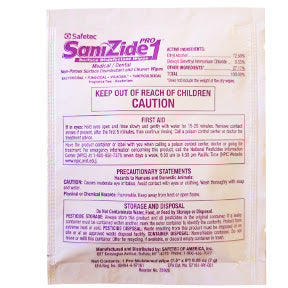 Safetec® Sanizide Pro 1® Surface Disinfectant Wipe J03-0225904-1000