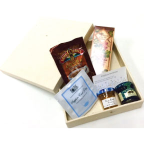 Breakfast in Bed Gift Set K01-2059920-3100 - 5 gourmet edibles in an eco-friendly flower seeded paper box. Plant the box and flowers grow!
