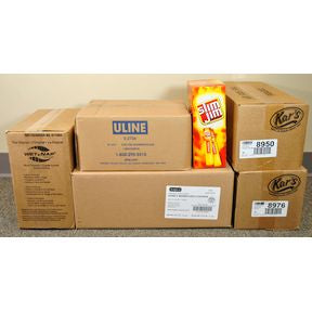 Food Kit Packing Party II - 300 Kits - Large Set K03-1059973-9011-Makes 300 kits, Bulk Products including clear plastic bag with drawstring.